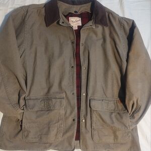 Woolrich Canvas Jacket With Removable Wool Lining